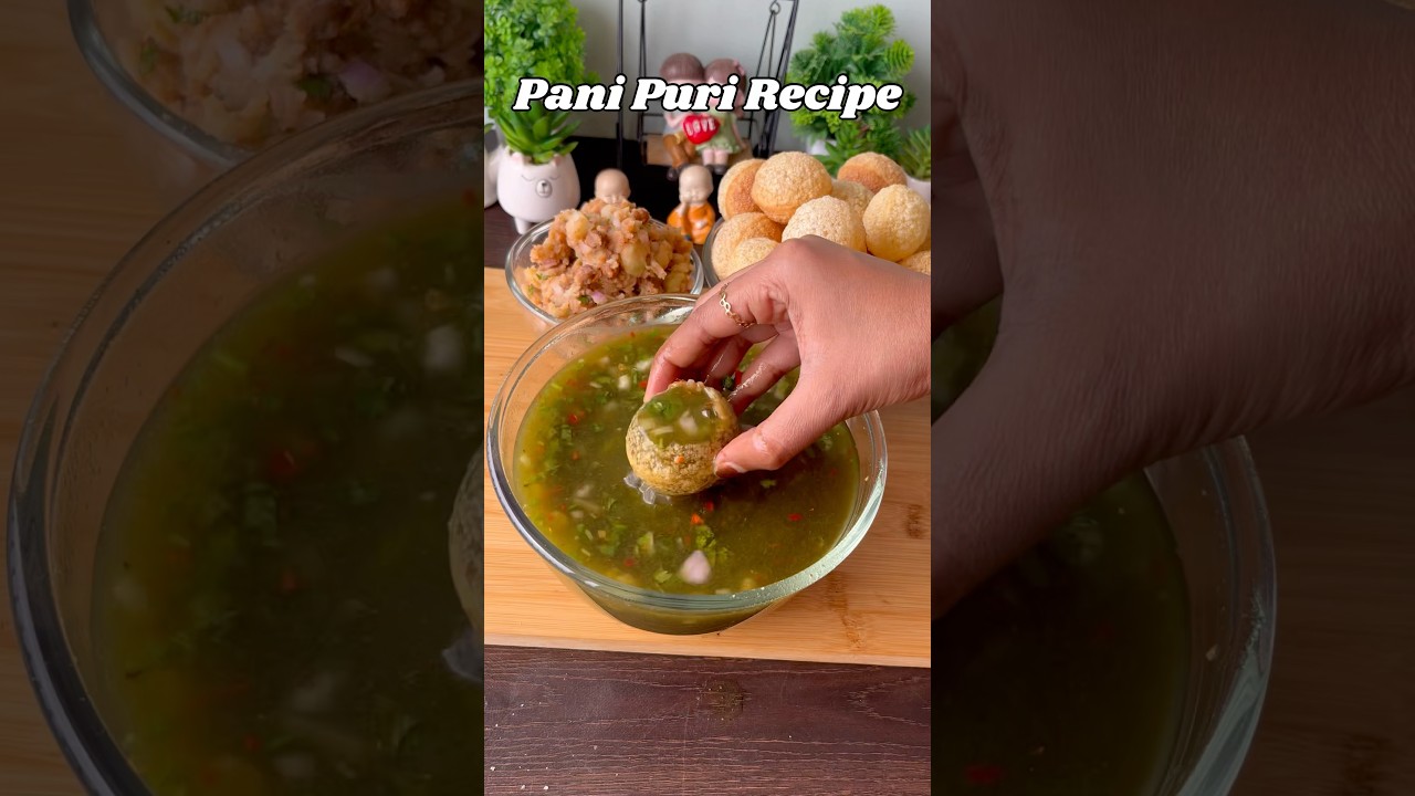 Pani puri recipe 