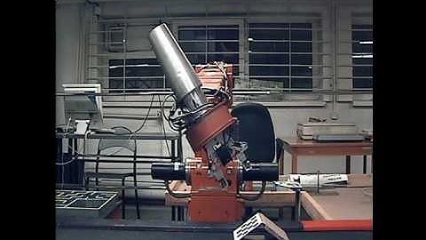 Position based eye in hand visual servoing test