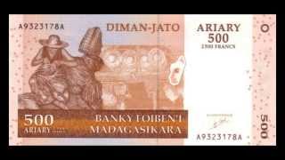 All Malagasy Ariary Banknotes - Banque Centrale de Madagascar - 2003 to 2008 in HD