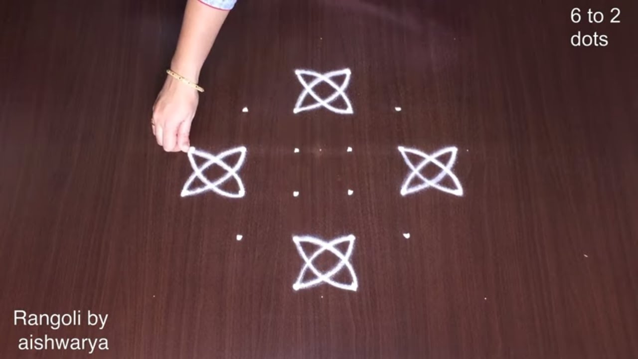 Traditional Door Entrance Thippudu Muggulu Kolam