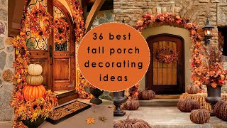 Bright FALL PORCH Decor 36 Best Ideas 🍁 Autumn Porch DECOR 🍂 ОСЕННИЙ ДЕКОР КРЫЛЬЦА 2021