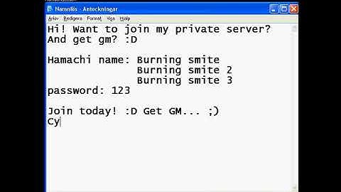 Need GM WoW private server