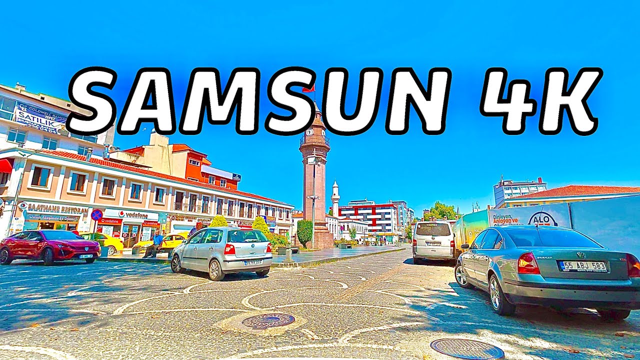 Samsun 4K - Driving Downtown - Türkiye 