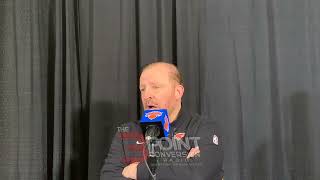 Knicks coach Tom Thibodeau's post-game presser after their 118-100 loss to the Orlando Magic