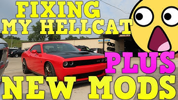 NEW MODS and SAYING GOODBYE to the HELLCAT Challenger (warranty work)