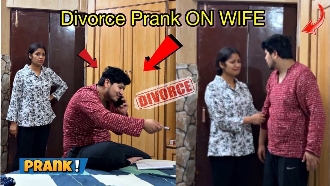 Divorce Prank ON WIFE || | Prank on WIFE | #nikkrichavlogs