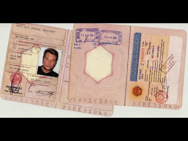 Porte-carte Johnny Hallyday Noir - Neuf Sans étiquette - Unisexe