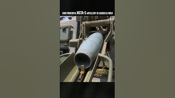 How Powerful "Msta-S" Artillery is Loaded & Fired