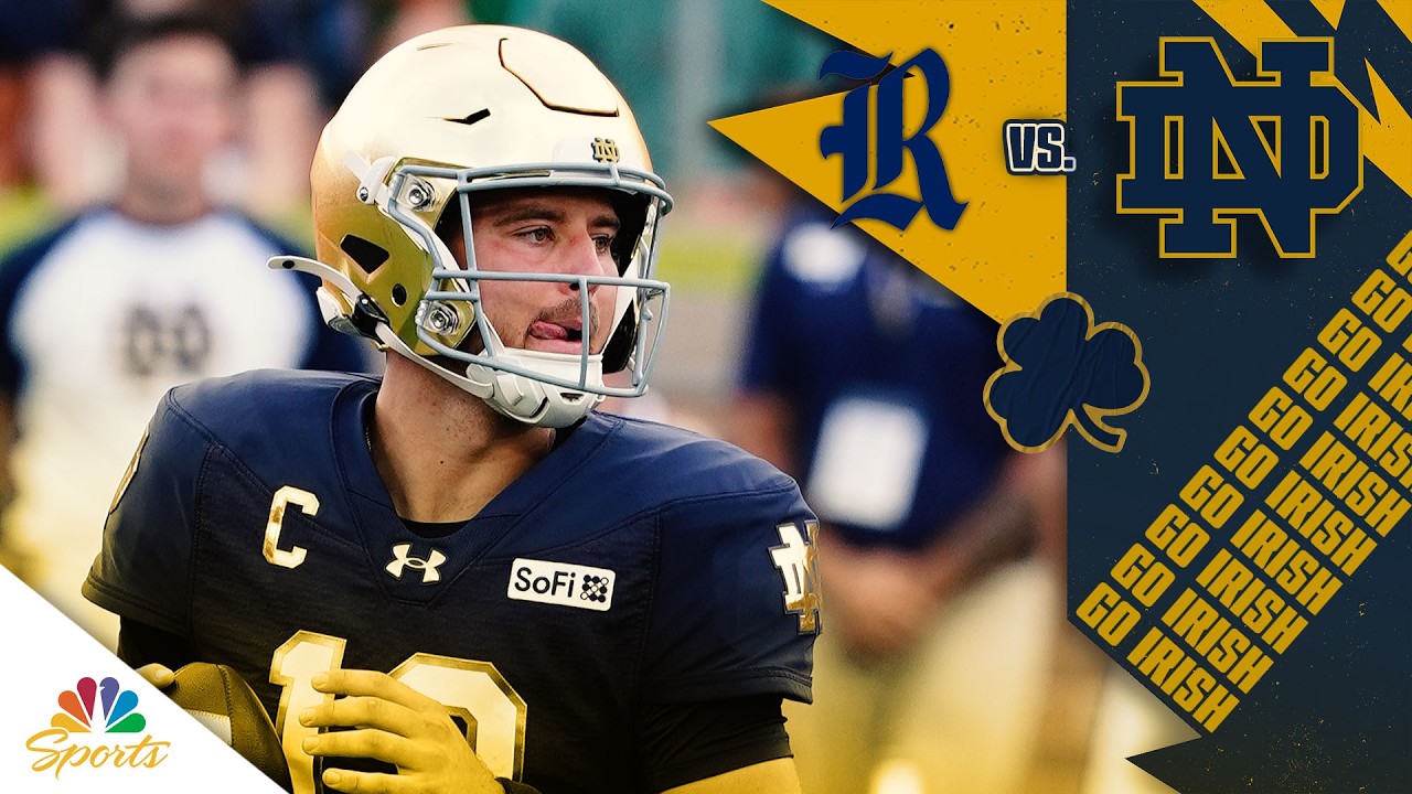 Rice vs. No. 3 Notre Dame | COLLEGE FOOTBALL HIGHLIGHTS | 9/12/2026 | NBC Sports