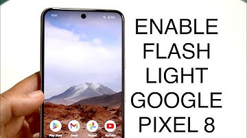 How To Turn On Flashlight On Google Pixel 8/Google Pixel 8 Pro!