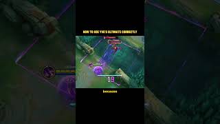 How to Use Yve's Ultimate Correctly #mobalegends5v5 #mobilelegends #mlbb