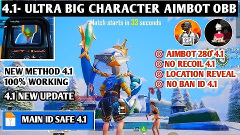 BGMI 4.1 AIMBOT OBB | BGMI 4.1 NO RECOIL CONFIG | BGMI NO RECOIL CONFIG 4.1 [100% Safe No Ban ]