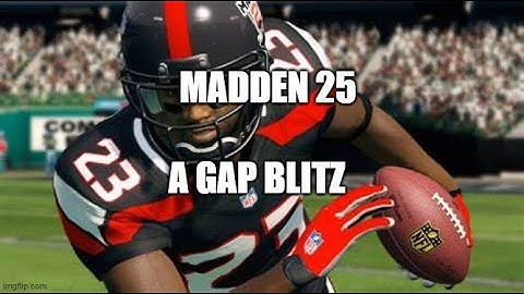 Madden 25 Glitches Cheats and Tips - A Gap Blitz - 43 Defense - Blocking RB