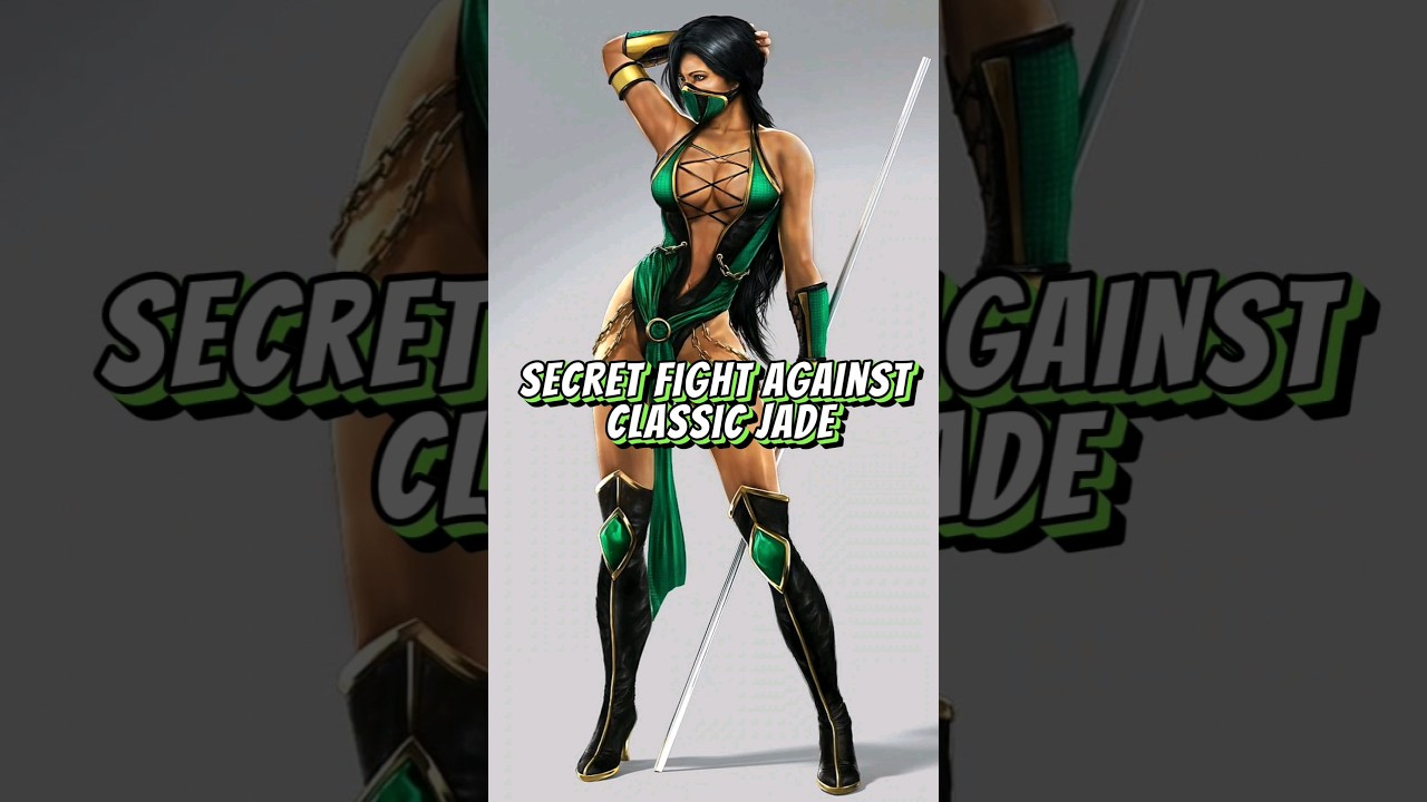 Secret fight against classic Jade - Mortal Kombat Secrets