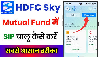 Hdfc Sky App Se Mutual Fund Me Invest Kaise Kare !! Hdfc Sky Se Sip Kaise Kare