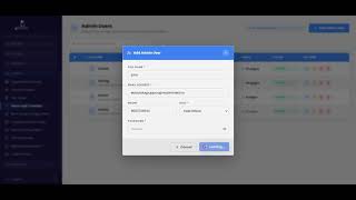 4)eBLACKDOG ERP PAYROLL CORE -Admin screen 4 User login creation