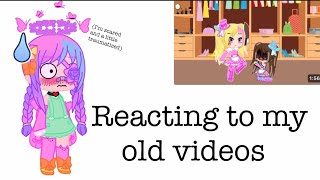 Celebrity Reacting to my old videos|| Very late 1 year special|| Read pinned comment Profile