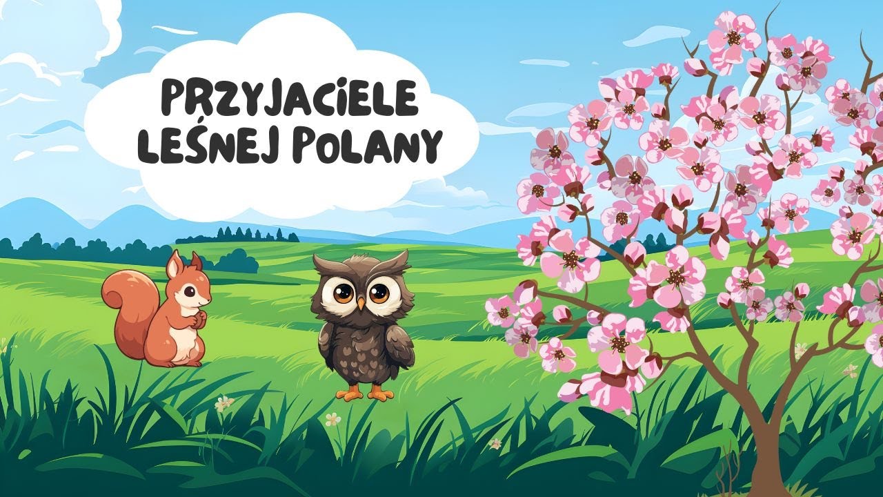 Przyjaciele Leśnej Polany cz. 4 - WIOSENNE PORZĄDKI, PIKNIK I DRZEWO MĄDROŚCI. Bajki dla dzieci