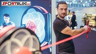 ISPO 2019 | YoRoller - Portables Schwungrad trainiert Kraft, Ausdauer und Beweglichkeit
