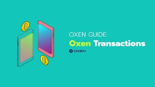 Oxen Guide — Transactions in the Oxen GUI Wallet
