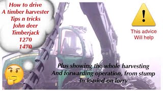 John Deer Timberjack 1470e timber harvester