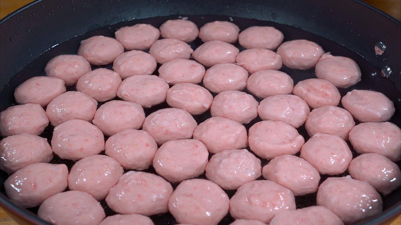 这可是我家一星期就要做一次的猪肉做法，和鱼丸一样又脆又弹，没有任何科技与很活