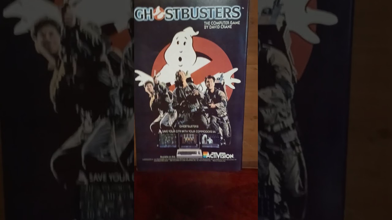 Рекламные объявления из комиксов 1985 года к видеоигре Ghostbusters от Activision для Comodore 64...