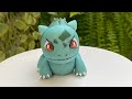 MODELAGEM POKÉMON BULBASAUR EM PASTA AMERICANA