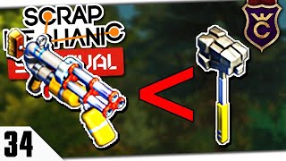 ЧТО КРУЧЕ МОЛОТ ИЛИ ПУЛЕМЁТ #34 Scrap Mechanic Survival