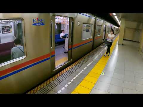 Nakanobu Station A03 Toei Asakusa Line Walks Tokyo Subway Exploration Japan 4K ASMR 