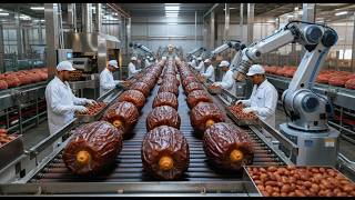 Inside Factory From Raw Dates to Thick Golden Date Syrup (Full Factory Process)