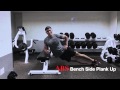 abs bench side plank up