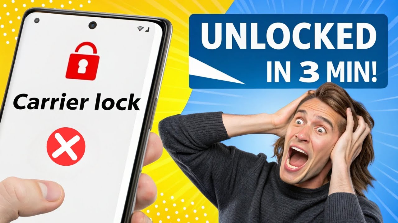 Unlock Any Phone from Carrier Restrictions in 3 Minutes!