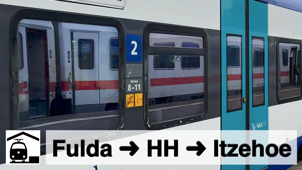 Trainspotting auf der Reise zur Marschbahn + Hamburg Dammtor