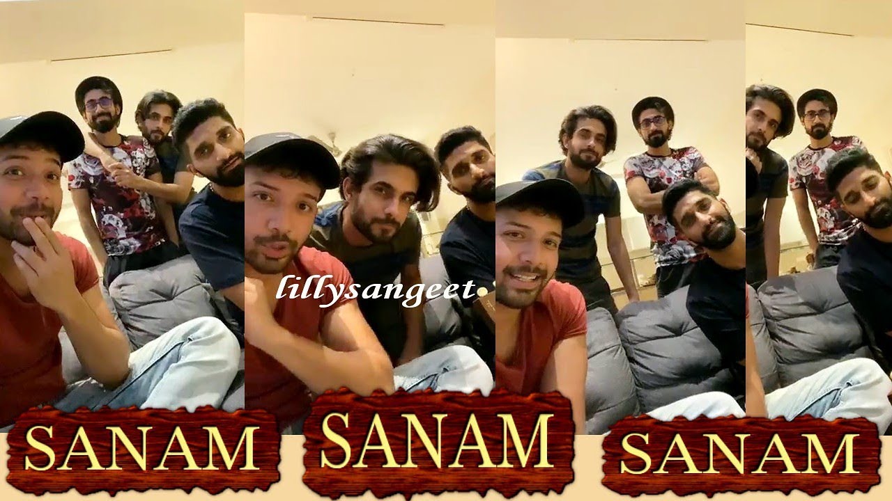 SANAM band was live chat   release of a new song Aaj Na Jaana