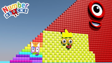 Numberblocks PUZZLE Step Squad 1378 The Amazing Numberblocks HUGE Standing Tall Numbers Pattern