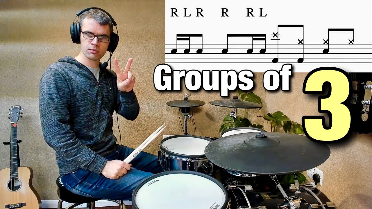 Groups of 3 - Beginner Drum Lesson