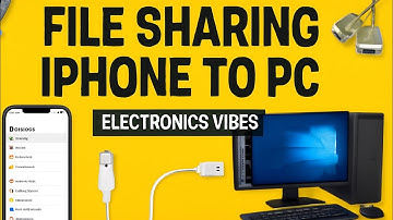 File Sharing iPhone to Computer Using Local Send | Easy Guide | Electronics Vibes |