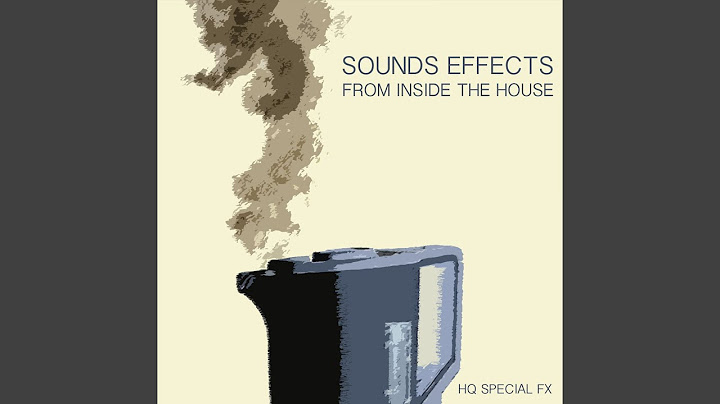 Vacuum Cleaner Running - Turning Off