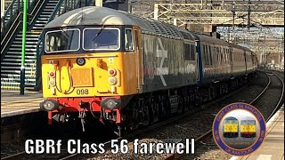 The GBRf class 56 ‘Grid’ Farewell tour! 56081 & 56098   ECS moves
