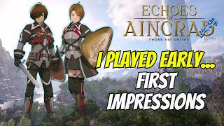 I Played 3 Hours Early! | Echoes Of Aincrad Hands-On Preview