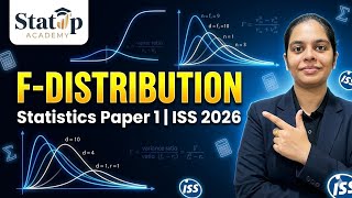 F- DISTRIBUTION l STATISTICS PAPER 1 l ISS 2026