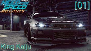 [01] King Kaiju Skyline GT R R34 Car Series - Need for Speed No Limits iOS Gameplay [1080p / FullHD]