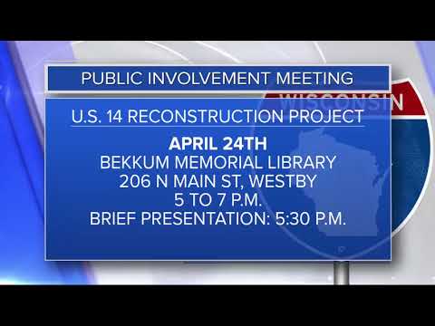 newspaper mockup Public input sought ahead of construction on US 14