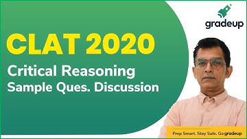 CLAT 2020 Critical Reasoning | Sample Qs Discussion on Paper 2 | Part 1| Know Concepts & Tips
