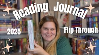 📒2025 Full Reading Journal Flip Through🖊️