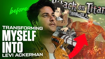 How I Transformed Myself into LEVI Ackerman Using VFX |  @JalexRosa