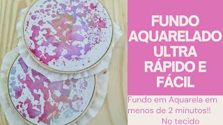 FUNDO AQUARELADO FÁCIL E ULTRA RÁPIDO