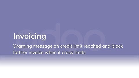 Warning message on credit limit reached and block further invoice when it cross limits