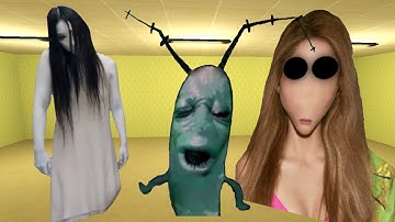 Plankton Aughh, Shakira Nightmare And Kayako Saeki in The Hole Nextbot Gmod